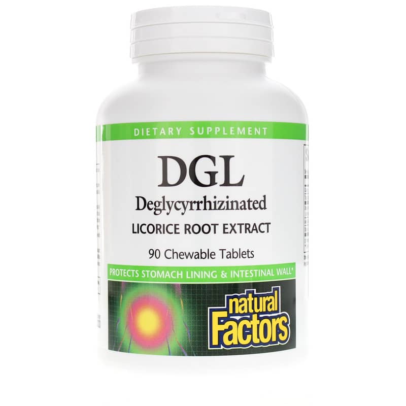 DGL Deglycyrrhizinated Licorice Root Extract Chewable 90 Chewable Tablets