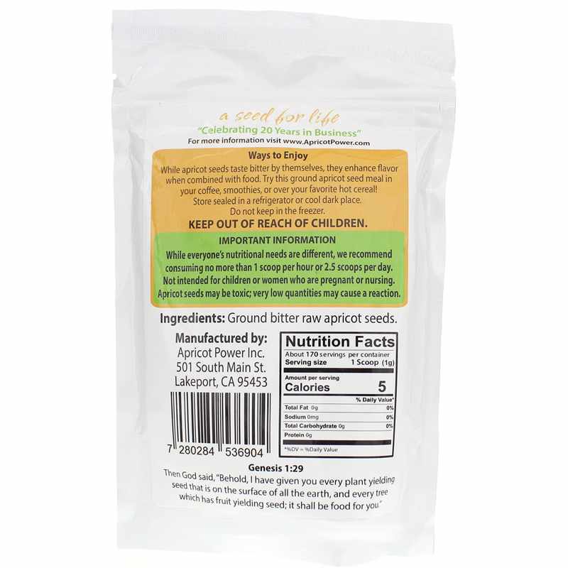 Ground Apricot Seed Meal 170 Oz