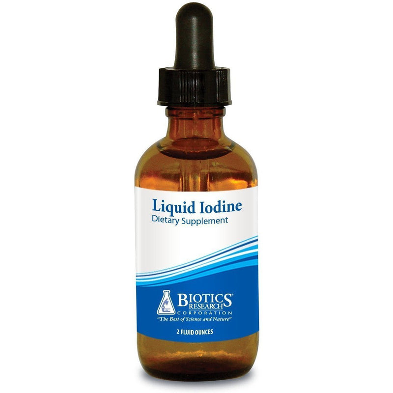 Liquid Iodine 2 Fl oz by Biotics Research - 2 Pack