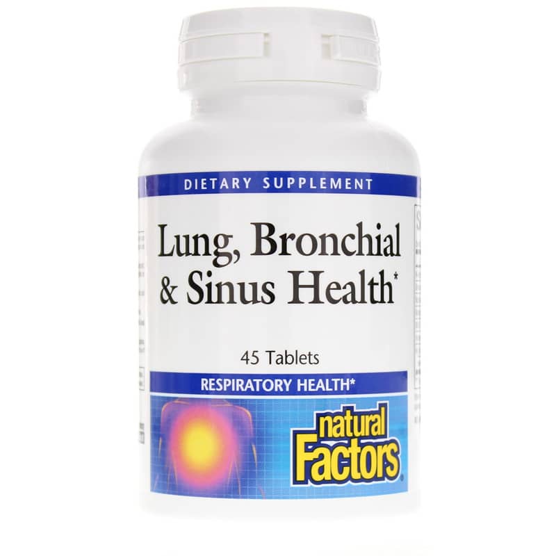 Lung, Bronchial & Sinus Health 45 Tablets
