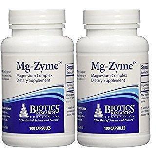 Mg-Zyme 100 Capsules - Pack of 2 - Biotics Research