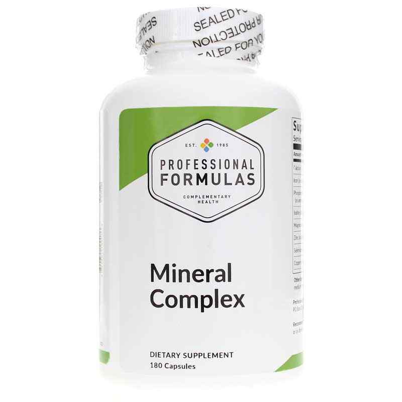Professional Formulas Mineral Complex 180.0 Capsules 180 Capsules