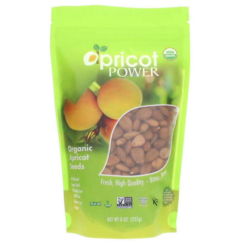 Organic Apricot Seeds 8.0 Oz 8 Oz