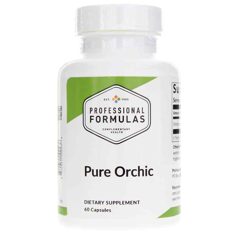Professional Formulas Pure Orchic 60 Capsules