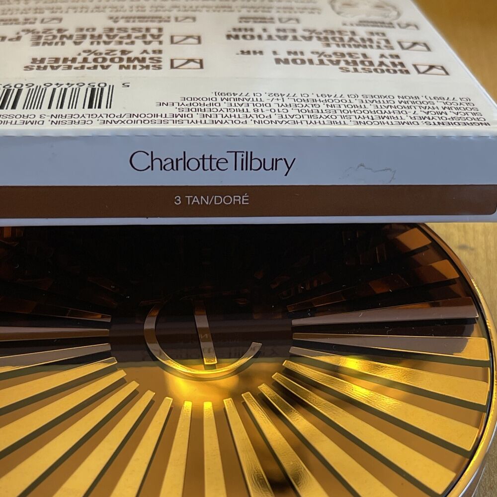 Charlotte Tilbury Beautiful Skin Sun-Kissed Glow Cream Bronzer (3 TAN) 100% authentic