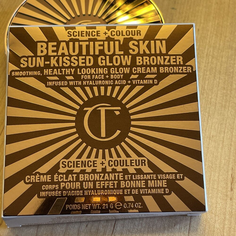 Charlotte Tilbury Beautiful Skin Sun-Kissed Glow Cream Bronzer (3 TAN) 100% authentic