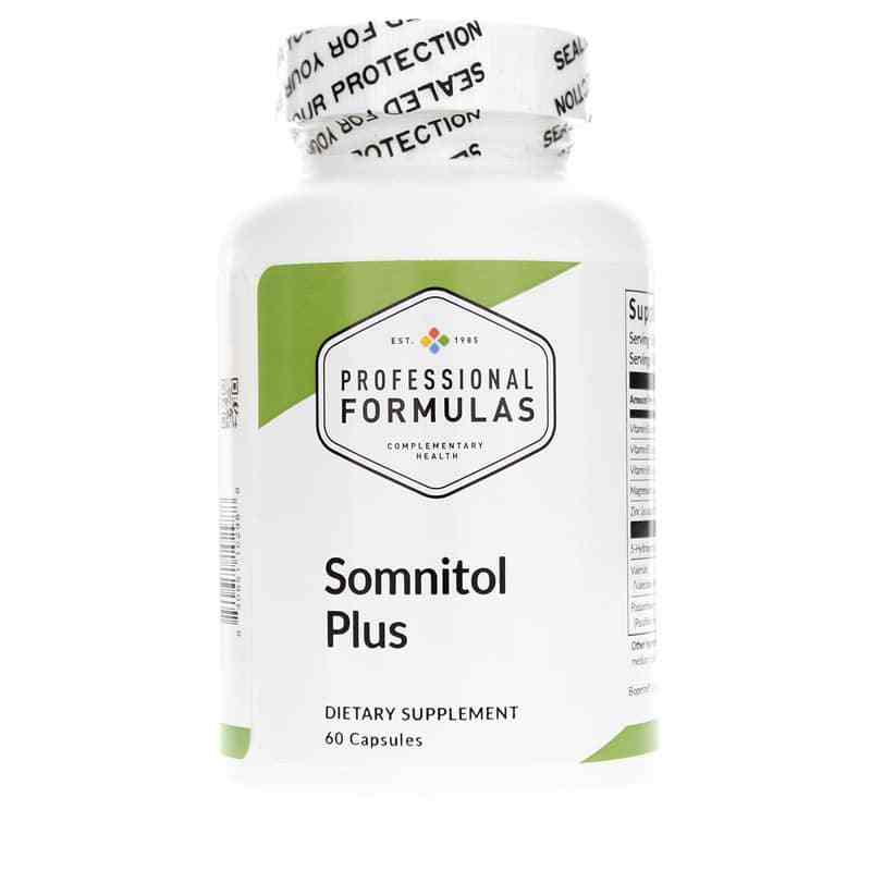 Professional Formulas Somnitol Plus Sleep Aid Capsules 60 Capsules