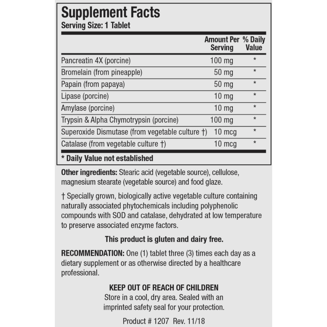 Biotics Research - Intenzyme Forte 50 Tablets - 2 Pack