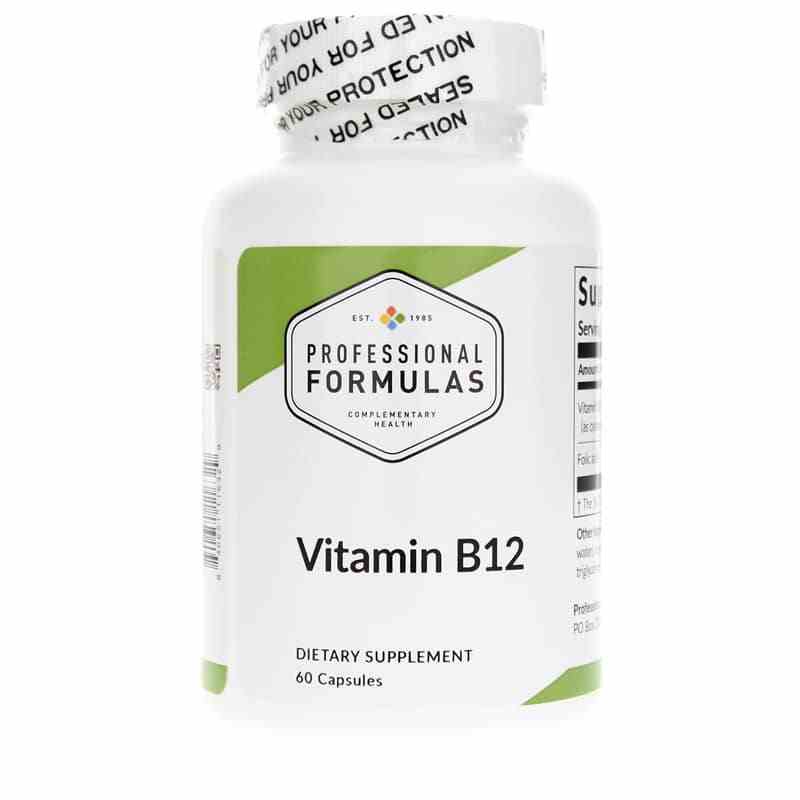 Professional Formulas Vitamin B12 Capsules 60 Capsules