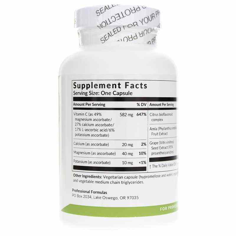 Professional Formulas Vitamin C Ascorbate Capsules 90.0 Capsules 90 Capsules