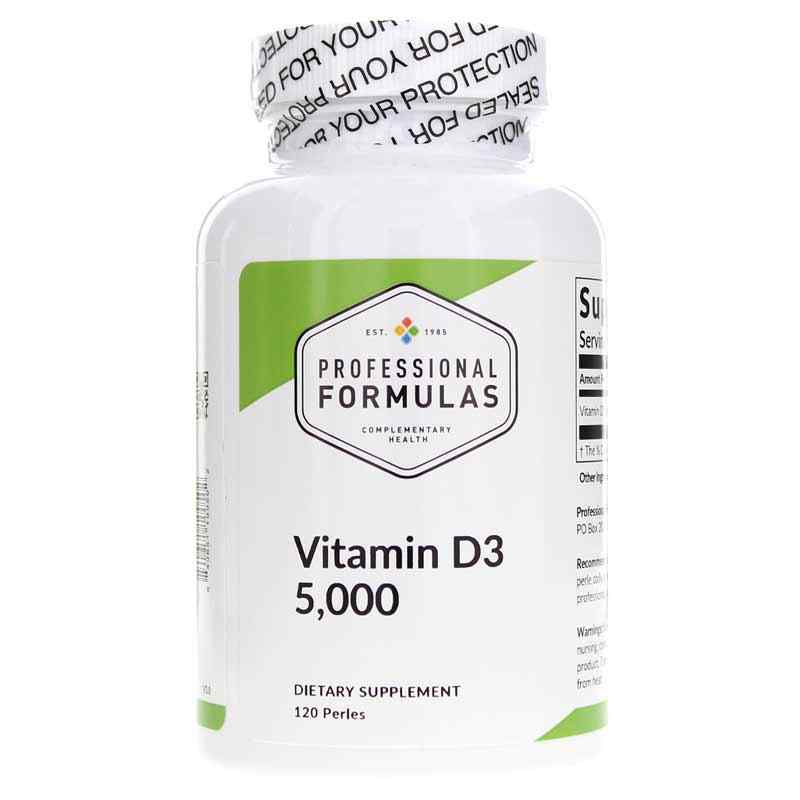 Professional Formulas Vitamin D3 5000 IU 120.0 Perles