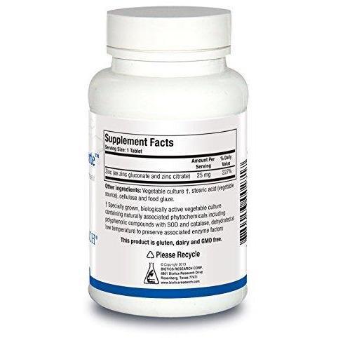 Zn-Zyme Forte 100 Tablets - Biotics Research - 2 Pack